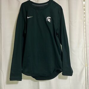 Michigan State Spartans Nike Men’s Pullover Large EUC
